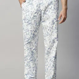 URBAN SCOTTISH Printed Cotton Lounge Pants-image-41