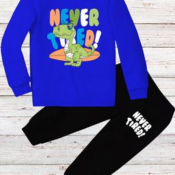 TRIANGLETEES Unisex Kids Printed T-shirt with Trousers-33