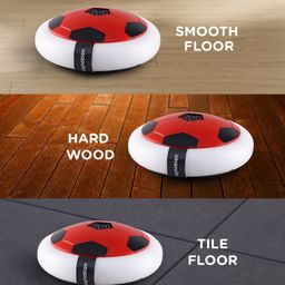 Play Nation Rechargeable Hover Ball with Music & Light - Red & Black image 4