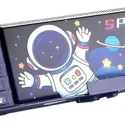 Multifunctional Space-Saving Pencil Box with Number Lock and Button Operation Geometry Box-image-42