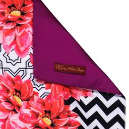 SEJ by Nisha Gupta Red Printed Table Runner image 3