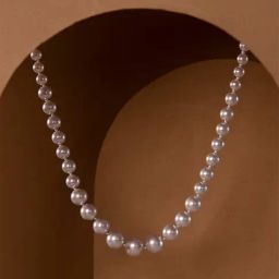 Prita by Priyaasi Pink Pearl Necklace-image-69