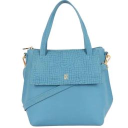 Baggit Blue Haven PVC Textured Tote Handbag-image-13