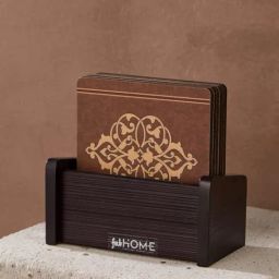 Fabindia Mehraab Wooden Coasters (Set of 6)-4