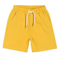MINIKLUB Kids Yellow Cotton Regular Fit Shorts-picture-21