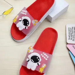 Pampy Angel Women's Red Slides-image-32
