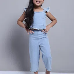 Superminis Girls Top with Trousers-image-10