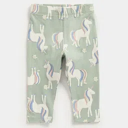 mothercare Infant Girls Unicorn Printed Ankle Length Leggings-52