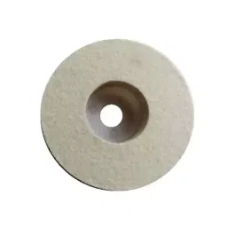 Yuri Felt Wheel 100 mm Diameter, 16 mm Thickness White-image-50