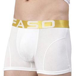 FASO Outer Elasticated Short Trunk FA3019-White_S image 4