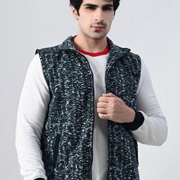 BAESD Men Floral Fleece Lightweight Open Front Jacket-12