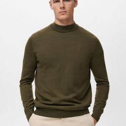 MANGO MAN High Neck Wool Pullover-picture-46