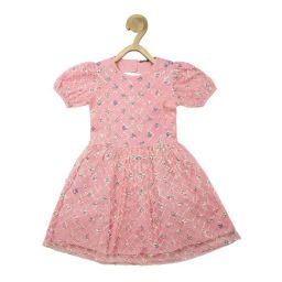 Allen Solly Junior Pink Embellished Frock-image-42