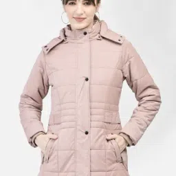 Crimsoune Club Pink Slim Fit Hooded Jacket-picture-9
