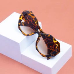 Ted Smith Brown Cat Eye UV Protection Sunglasses for Women-image-12