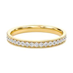 SHINE ETERNAL Lab Grown Diamond 14k (585) Yellow Gold Ring for Women-picture-20