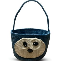 Ariya Storage Basket Blue Cotton Blend Multipurpose Toy Organizer-31