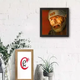 eCraftIndia Sai Baba Matt Textured UV Art Painting-image-22