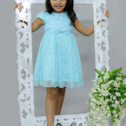 KidsDew Blue Flared Fit Dress-image-36
