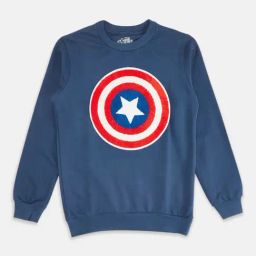 Pantaloons Junior Navy Printed Full Sleeves Sweatshirt-picture-25