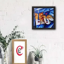eCraftIndia Figurative Satin Matt Texture UV Art Painting-image-24
