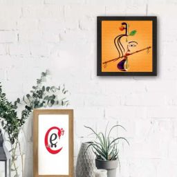 eCraftIndia Lord Krishna Matt Texture UV Art Painting-29