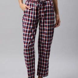 One Femme Multicolor Check Pyjamas-picture-14