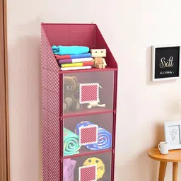 Kuber Industries Maroon Set of 2 Regular Multi-Utility Organisers-picture-52