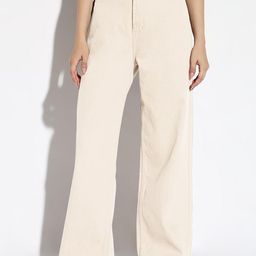 ADBUCKS Women Wide Leg High-Rise Jeans-image-17