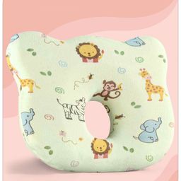 Babyhug Memory Foam Pillow Animal Print - Off White-picture-19