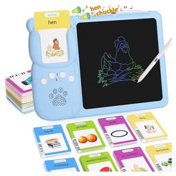 Azhari 224 Words 2 in 1 Talking Flash Cards with LCD Writing Tablet Educational Toy for Kids Color May Vary-24