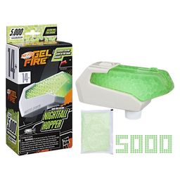 Nerf Pro Gelfire Nightfall Hopper Blasters With 5000 Glow in the Dark Dehydrated Tracer Rounds - Light Green-15