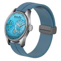 DOUBLERUN Unisex Dial & Straps Analogue Chronograph Watch H05N18042-85