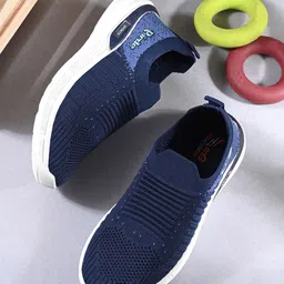 BIRDE Boys Woven Design Slip-On Flyknit Sneakers-68