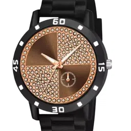 Miss Perfect Men Embellished Dial & Bracelet Style Straps Analogue Watch CO_67-picture-22