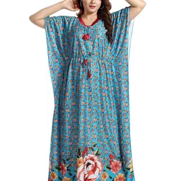 Moda Rapido Printed Maxi Nightdress-image-66