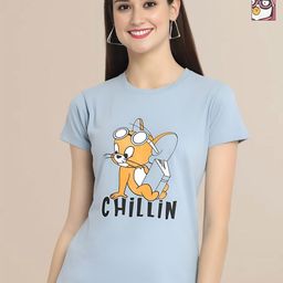 Mast & Harbour Pack Of 2 Animal Printed Round Neck Cotton T-shirts-image-55