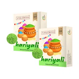 VEDANUM 2Pcs Green Natural Hariyali Herbal Gulaal-image-15