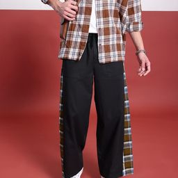 glitchez Men Fusion Streetwear Relaxed Trousers-image-14