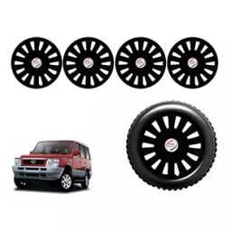 Auto Pearl MnBK45 R15 Press Type Wheel Hubcap with Retention Ring 381 mm(15 Inch) for Tata Sumo Victa (Pack of 4 Pcs)-image-89