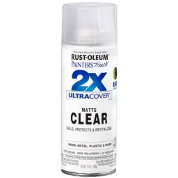 Rust-Oleum Painters Touch 2X Ultra Cover Primer Spray Paint in Matte Clear, 249087 (Can of 340 g)-45