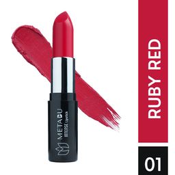 METABU Set Of 3 Intense Lipsticks-4.2g Each - Ruby Red 01 - Dusky Pink 03 - Raw Nude 03 image 2