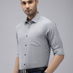 Park Avenue Textured Slim Fit Work Formal Shirt-image-75