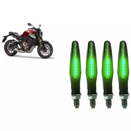 Cartronics Pen Type Green LED Indicator for Honda CB650 R(Pack of 4 Pcs)-19