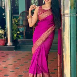 INDIOTSAV Woven Design Zari Banarasi Saree-image-59