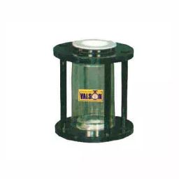 Valson 203.2 mm (8 Inch) Cylindrical Sight Glass Valve Tube Seat As Per T Bush Type Flanged, Transparent-6