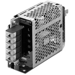 Omron Switching Power Supply with Cover/Din Rail Mounting S8FS-G Terminal Block, S8FS-G15024CD-500-15