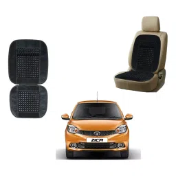 Auto Pearl VB2GR17 Polyester, Cotton Front Vehicle Seating Pad Grey for Tata Zica-46