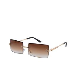 HASHTAG EYEWEAR Unisex Rim Less UV Protection Rectangle Sunglass-image-59