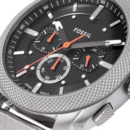 Fossil Men Machine Patterned Dial Chronograph Analogue Watch FS6095I image 2